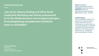 Testimonial der HTWG Konstanz Testimonial der HTWG Konstanz