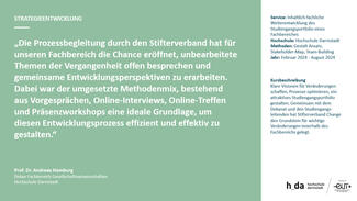 Testimonial der Hochschule Darmstadt Testimonial der Hochschule Darmstadt